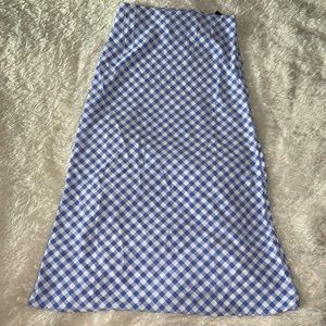 forever21 maxi plaid skirt a-line